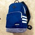 Adidas Bags | Adidas Heavy Duty Padded Backpack | Color: Black/Blue | Size: Os