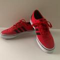 Adidas Shoes | Adidas Youth Low Top Canvas Lace Up Size 5.5 Adi-Ease Adv Skate Shoes | Color: Black/Red | Size: 5.5bb