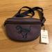 Coach Bags | Coach X Zhu Jingyi Rexy Dinosaur Belt Bag Fanny Crossbody Leather | Color: Blue/Purple | Size: Os