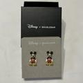 Disney Jewelry | Disney X Baublebar 3d Mickey Mouse Rhinestone Crystal Earrings | Color: Black/Red | Size: Os