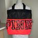 Pink Victoria's Secret Bags | Euc Victoria’s Secret Pink Neon Pink Shoulder Bag. | Color: Black/Pink | Size: Os