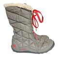 Columbia Shoes | Columbia Powder Summit Ii Mid Waterproof Snow Boots | Color: Gray/Red | Size: 8.5