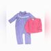 Ralph Lauren Shirts & Tops | Guc Ralph Lauren Baby 12 Month Purple Onesie And Pink Button Up Knit Sweater | Color: Pink/Purple | Size: 9-12mb