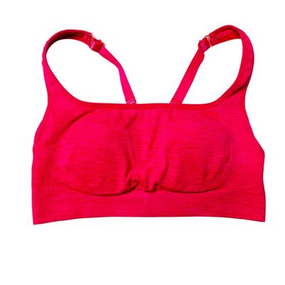 Athleta Intimates & Sleepwear | Athleta Seamless Padded Racerback Sports Bra In Bright Pink Women’s S | Color: Pink | Size: S