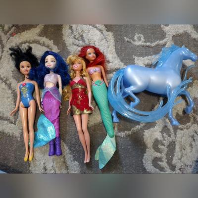 Disney Toys | Disney Princess Barbie Lot | Color: White | Size: Osg