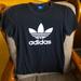 Adidas Tops | Black Adidas Shirt | Color: Black/White | Size: M