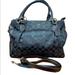 Coach Bags | Coach Colette Carry All Black Canvas Leather Shoulder Bag 3 Compartments | Color: Black | Size: Os