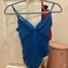 Zara Tops | Cute Blue See Through Zara Bodysuit | Color: Blue | Size: S