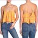 Free People Tops | Free People Home Again Cami Crop Orange | Color: Orange/Tan | Size: Xs