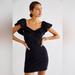 Free People Dresses | Free People Talia Mini Dress | Color: Black | Size: Xl