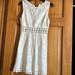 Free People Dresses | Free People Lace Cut Out Dress. Pre-Loved, Good Condition. Size 2 | Color: Cream | Size: 2