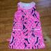 Lilly Pulitzer Dresses | Lilly Pulitzer Girls Classic Shift Dress Size 7 In Print Coco Safari Euc | Color: Blue/Pink | Size: 7g