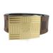 Louis Vuitton Accessories | Louis Vuitton Centure Damier Plate Belt M0268u Notation Size 90 Canvas Infini Eb | Color: Brown | Size: Os