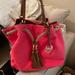 Michael Kors Bags | Michael Kors Large Gathered Tote | Color: Orange/Pink | Size: Os