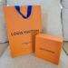 Louis Vuitton Bags | Authentic Louis Vuitton Small Accessories Box And Shopping Bag | Color: Orange | Size: Os