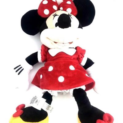 Disney Toys | Disney Store Minnie Mouse Plush Stuffed Animal Children's Toys Kids Red Dress 19 | Color: Red | Size: About 19 Inches Tall