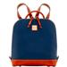 Dooney & Bourke Bags | Dooney & Bourke Pebble Grain Zip Pod Backpack - Midnight Blue | Color: Blue | Size: Os