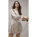 Urban Outfitters Dresses | Laura Ashley X Urban Outfitters Exclusive Candy Mini Dress Long Sleeves Size S | Color: Cream/Pink | Size: S