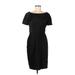 J. Mendel Cocktail Dress - Sheath: Black Solid Dresses - New - Women's Size 10