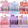 Sanurgente-Stylo gel de presse de dessin animé Kuromi Cinnamoroll Hello Kitty étudiants en