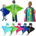Costume da drago senza denti mantello da dinosauro Costume da bambino Dragon Dress Up ragazze ragazzi costumi di Halloween Costume da dinosauro Cosplay