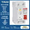 TAIXI 230V 50/60 RCBO MCB 30mA interruttore differenziale con protezione da sovracorrente e corrente