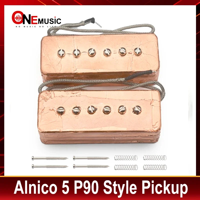 Alnico 5 Magnet P90 Style Pickup Dual Coil Pickup Geräuschloser Humbucker 6K/9K für E-Gitarre Image