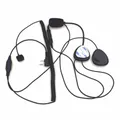 2 Pin Finger PTT Motorcycle Helmet Radio Headset Microphone For Kenwood 3207 BAOFENG UV5R UV5RA Ham