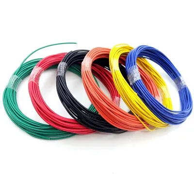 5 Meters 24awg UL1007 Electronic Wire 1.4mm PVC Electronic Wire Electronic Cable UL Certification