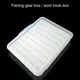 Waterproof Transparent Tackle Box Fishing Gear Durable Fly Hook Box Fly Fishing Hook Box with Foam S