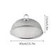 asjyhkr Stainless Steel Round Dish Cover Folding Dining Table Outdoor Dining Table Camping Kitchen Table Foldable Tent Folding Dinner Table Outdoor Household Bowl Cover