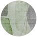 Addison Rugs Chantille ACN696 Green 8 x 8 Indoor Outdoor Round Area Rug Easy Clean Machine Washable Non Shedding Bedroom Entry Living Room Dining Room Kitchen Patio Rug
