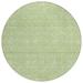 Addison Rugs Chantille ACN703 Aloe 8 x 8 Indoor Outdoor Round Area Rug Easy Clean Machine Washable Non Shedding Bedroom Entry Living Room Dining Room Kitchen Patio Rug