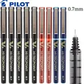 Japan PILOT Gel Pen BX-V7 Straight Liquid Syringe Pen for Student Exams 0.7mm Water Based Signature