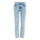 Straight-Jeans CALVIN KLEIN JEANS "REG. STRAIGHT OPTIC LIGHT BLUE" Gr. 12 (152), N-Gr, blau (optic light blue) Jungen Jeans