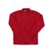 T.Q. Knits Unisex Youth Control-Pil 4-Button Cardigan (Sizes 8 - 20) - red 12 - 14 (Big Girls)