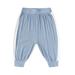 Wiueurtly Trouser Kids Children Toddler Kids Baby Boys Girls Patchwork Ribbed Pants Trousers Outfits Clothes