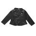 Fesfesfes Girls Dressy Outfits Faux-Leather Lapel Jacket Zipper Outerwear Coat Holiday Saving