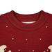 eczipvz Baby Boy Clothes Toddler Boys Girls Winter Long Sleeve Christmas Cartoon Deer Knit Sweater Base Warm Sweater for(Red 4-5 Years)