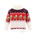 Bjutir Toddler Boys Girls Sweater Casual Tops Xmas Child Baby Cute Cartoon Turtleneck Sweater Tops Christmas Outfits For 3-4 Years