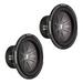 (2) Kicker 43CWR104 Comp R Car Audio Suwboofer Dual 4 Ohm 10 Sub CWR10 Pair