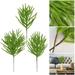 Holloyiver Artificial Pine Branches 17.7 inch Pine Branches Faux Pine Branches Christmas Picks and Sprays Artificial Pine Stems for DIY Wreath Vase Christmas Tree Garland Wedding