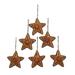 Brilliant Stars,'Set of Six Beaded Star Ornaments from India'