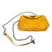 Golden Flourish,'Golden Tooled Leather Shoulder Bag or Clutch'