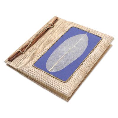 Blue Leaf,'Hand-Crafted Eco-Friendly Natural Fiber...