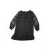 Gap Kids Dress - Popover: Black Polka Dots Skirts & Dresses - Size Small