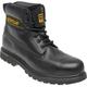 CAT - 7040 Holton/B Men's Black Safety Boots - Size 9 - Black