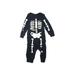 Carter's Long Sleeve Outfit: Black Print Bottoms - Size 3 Month