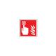 Fire Alarm Rigid pvc Sign - 200 x 200mm - Sitesafe