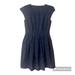 Madewell Dresses | Madewell Navy Blue Lace Pleated A-Line Dress With Pockets - Size S | Color: Blue | Size: S